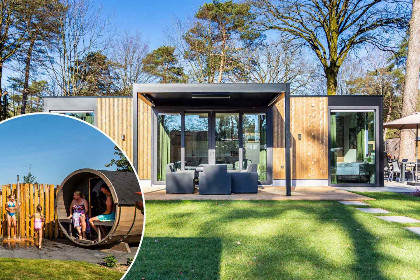 002 Modern 4 persoons vakantiehuis met sauna nabij Garderen op de Veluwe