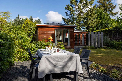 003 Chalet voor 5 personen met zonnige ligging op een vakantiepark op de Veluwe