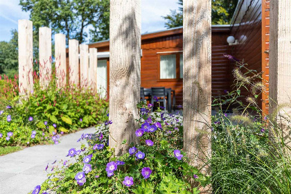 017 Chalet voor 5 personen met zonnige ligging op een vakantiepark op de Veluwe