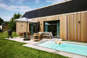 Luxe 6 persoons vakantiehuis met verwarmd zwembad en sauna