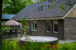 10 persoons vakantiehuis met een sauna, hottub en een bioscoop op vakantiepark de Rimboe