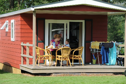 003 4 persoons Boslodge op een vakantiepark nabij Hoenderloo op de Veluwe