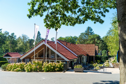 012 Modern 4 persoons vakantiehuis met airco, sfeerhaard en een dakterras op de Veluwe