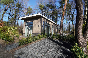 Tiny House voor 4 personen op vakantiepark de Rimboe in Hoenderloo op de Veluwe