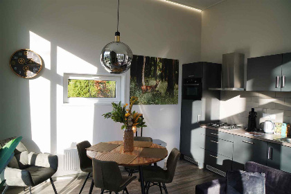 010 Tiny House voor 4 personen op vakantiepark de Rimboe in Hoenderloo op de Veluwe