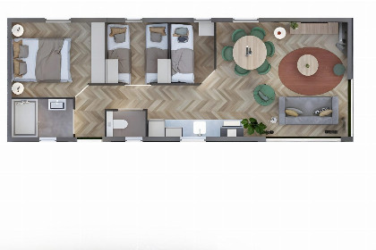 015 Doornenburg Lodge Comfort | 6 personen