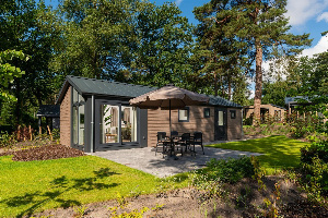 Sfeervol 6 persoons chalet op een vakantiepark met zwembad op de Veluwe