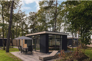 Luxe 5 persoons vakantie lodge met infrarood cabine in de Achterhoek nabij Lochem