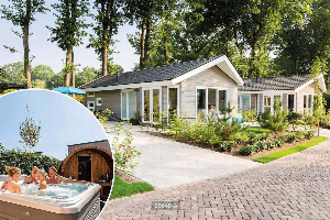 6 persoons chalet met sauna en bubbelbad op Landgoed de Scheleberg in de Veluwe