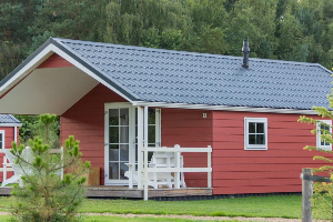 6 persoons chalet op een vakantiepark met buitenzwembad