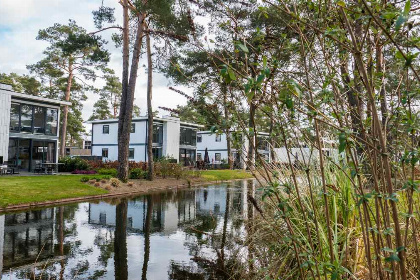 008 6 persoons vakantiehuis met dakterras en buitenhaard op een vakantiepark op de Veluwe