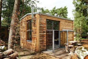 Tiny House voor 4 personen op Vakantie de Zanding met natuurmeer en zandstrand