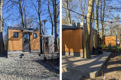 006 Luxe 2 persoons Tiny House met bubbelbad op de Veluwe nabij Uddel