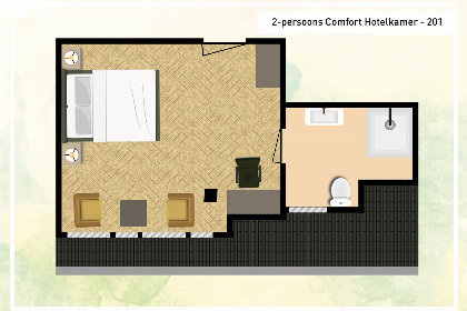 011 2 persoons Comfort Hotelkamer