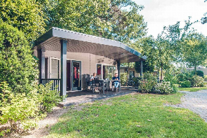 Mooi 4 persoons chalet met veranda nabij Voorthuizen op de Veluwe