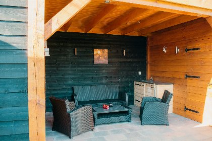 008 Veluwelodge met jacuzzi en sauna | 4 tot 6 personen