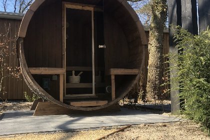 008 Berken Lodge Eco 6 personen met Hottub en Sauna
