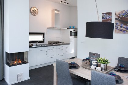 001 Bos Lodge 55 4 personen met Hottub