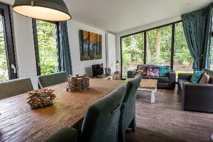 002 Bos Lodge 55 6 personen met Hottub