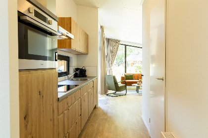 002 Bos Lodge 55 Eco 4 personen met Hottub of Jacuzzi en Sauna
