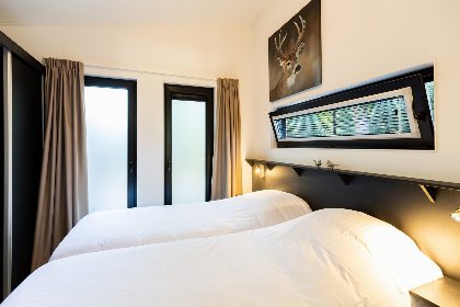 003 Bos Lodge 55 Eco 4 personen met Hottub of Jacuzzi en Sauna