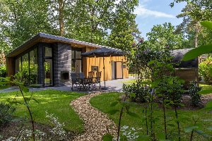 Bos Lodge 55 Eco 4 personen met Sauna