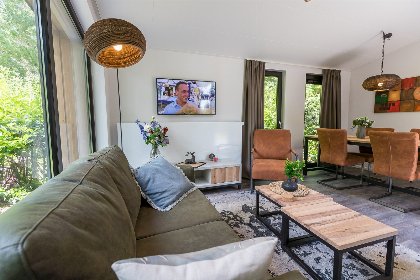 002 Bos Lodge 55 Eco 4 personen met Sauna