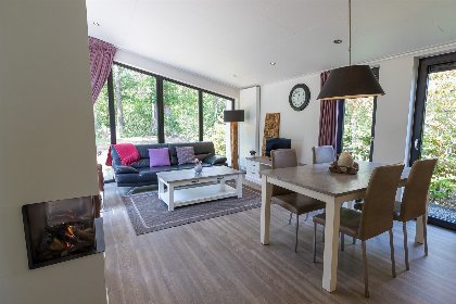 001 Bos Lodge 75 4 personen met Sauna