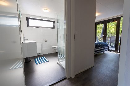 010 Bos Lodge 75 Eco 6 personen met Sauna