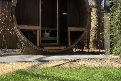 009 Heide Lodge Eco 6 personen met Hottub en Sauna
