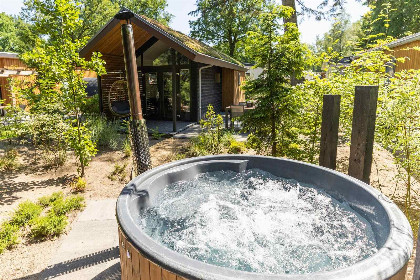 006 Tiny Lodge Eco 4 personen (hottub) op een vakantiepark op de Veluwe