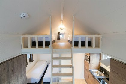 004 Tiny Lodge Eco 4 personen met Hottub of Jacuzzi en Sauna