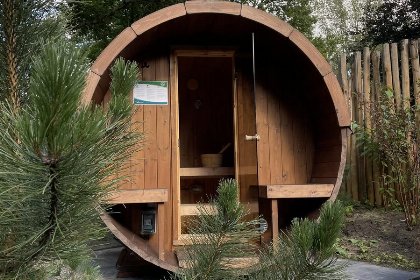 007 Tiny Lodge Eco 4 personen met Hottub of Jacuzzi en Sauna