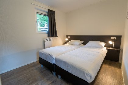 005 Wood Lodge Eco 4 personen met Hottub of Jacuzzi en Sauna