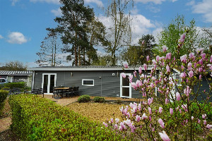 Basic 6 persoons chalet op vakantiepark Maasduinen met natuurmeer en zandstrand