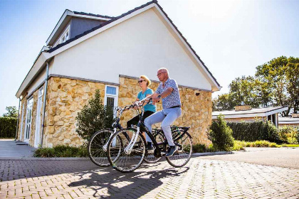 029 4 persoons chalet liggend aan vijver met Sunshower nabij Valkenburg