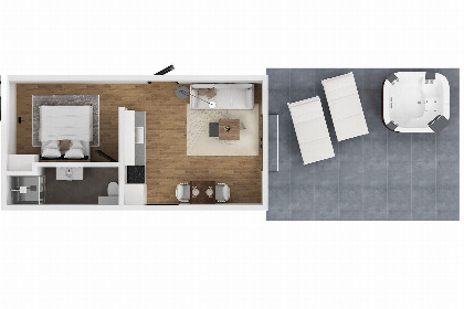 007 Bos Cabin met Jacuzzi | 2 personen