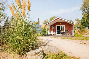 6 persoons lodge op Vakantiepark Leukermeer nabij Nationaal Park Maasduinen