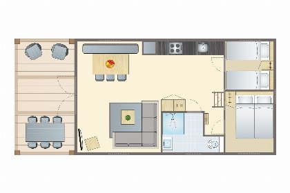 018 Lodge | 4 tot 6 personen | Huisdiervriendelijk