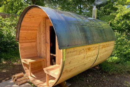 032 Stalen Boshuis   luxe vakantiehuis met sauna in Brabant