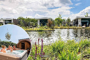 Chalet voor 4 personen met sauna en bubbelbad op vakantiepark Westerkogge