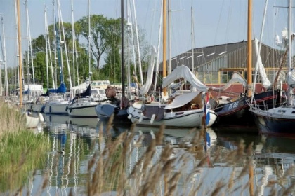 015 Compacte 4 persoons Tiny House met sfeerhaard op vakantiepark aan het Markermeer