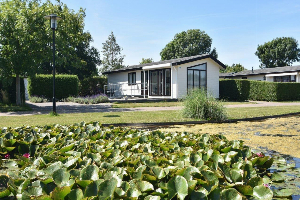 Vier persoons MIVA chalet op vakantiepark met buitenzwembad