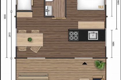 009 De Bos Tent | 4 Pers. | Kachel