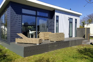 6 persoons chalet met IR sauna op een vakantiepark in Julianadorp aan Zee