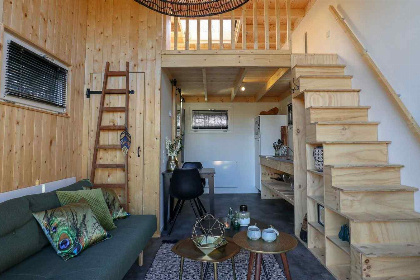 001 2 persoons Tiny House op vakantiepark Buitenhuizen nabij Haarlem en Amsterdam