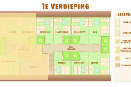 015 Luxe groepsaccommodatie voor 34 personen nabij Blokzijl