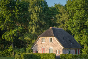 Vrijstaande zespersoons vakantieboerderij op een vakantiepark in Den Ham