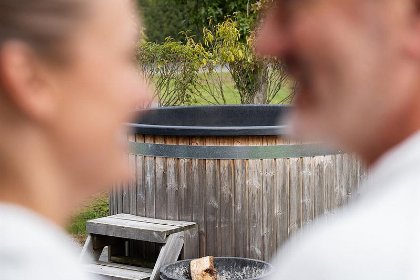 002 Bos Lodge met prive sauna 4 pers,