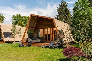 Twentse tentsuite XL met prive sanitair | 2 pers